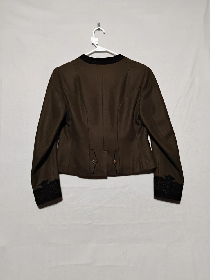 Chaqueta Wenger para mujer 42 Blazer tradicional austriaco de lana bordado Blazer Traditi Foto 3 de 4