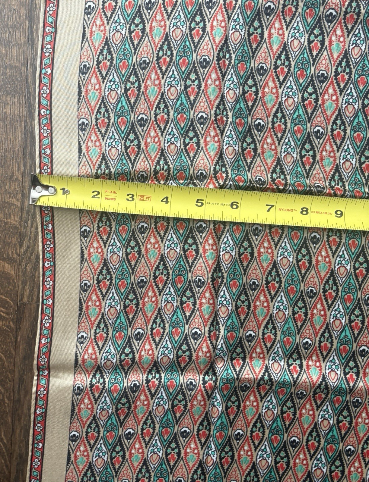 Echo Square Scarf Repeat Geometric Teardrop Patte… - image 17