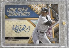 Ichiro Auto /25 2024 Topps Stadium Club Lone Star Signatures Autograph Card