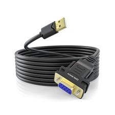 OIKWAN 6Ft USB to Serial Adapter,Usb to RS232 DB9 Female Serial Cable with FT232