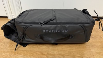 BEVISGEAR 31L Push Button TOP SHELF camera bag Backpack Black Padded Water proof