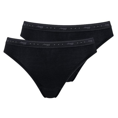 Damen Unterhose 24/7 100 Tai , 2Pack, 44, Schwarz
