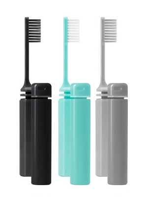 D & K Exclusives 3 Pack Travel Toothbrush Holder Case for Adults & Kids, Comp...