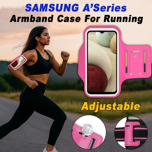 Arm Band Case For Samsung Galaxy  A17 A16 A26 5G A36 A56 Series Sports, Gym, Run