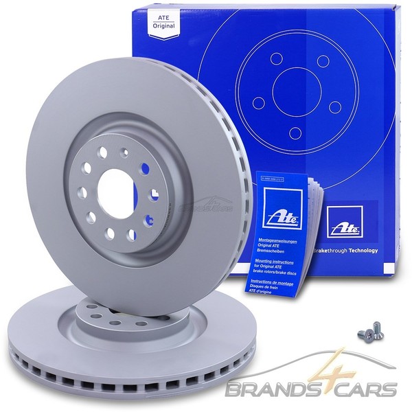 Ate 2X Bremsscheibe Vorne FÜR Skoda Superb Vw Arteon Golf 8 Passat B8 3G Tiguan-image
