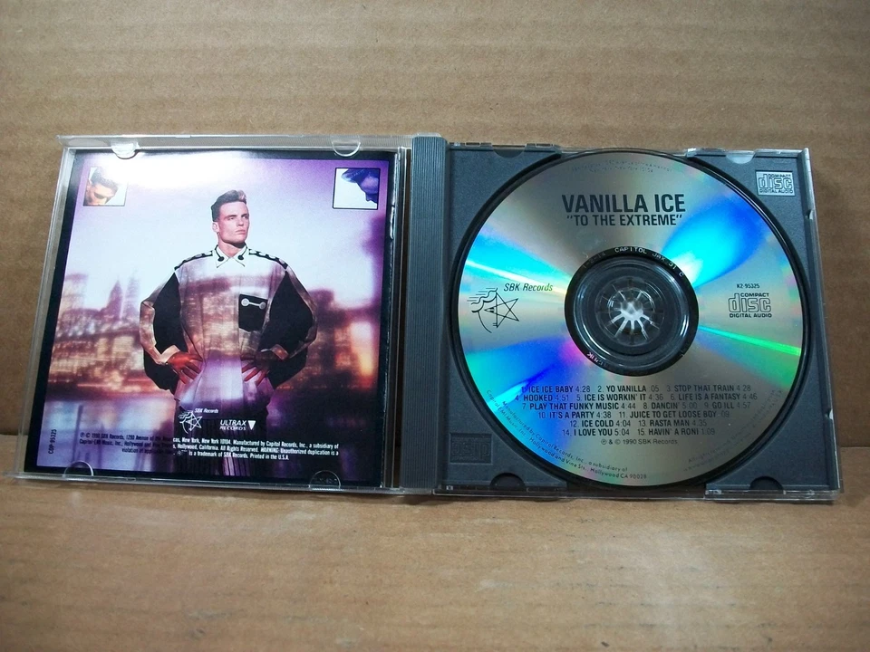Vanilla Ice - To The Extreme (CD, 1990, SBK) Foto 4 de 4