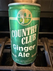 COUNTRY CLUB GINGER 🫚 ALE soda 🥤can - 🇺🇸