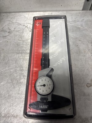 SPI 30-412-1 Super Polymid Inch Dial Caliper with White Dial: 0'' - 6'' SWISS MADE
