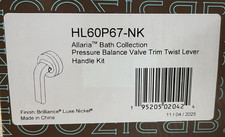 Brizo HL60P67-NK Allaria Twist Lever Handle Kit Only - Brilliance Luxe Nickel