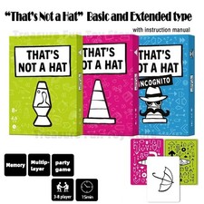 That'S Not a Hat - Fun Bluffing  Memory Party Game for All Ages Components