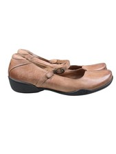 Taos Footwear Women's Ta Dah Mary Jane Shoes in Tan Brown Leather Size 8.5