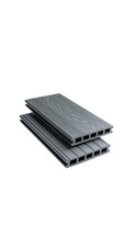 3.6m Composite WPC Decking Boards | Deep Embossed Woodgrain finish in Grey