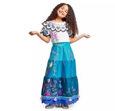 Disney official Mirabel encanto dress costume  Wig Set for girls size 5/6 NWT 