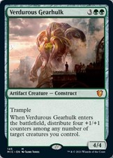 Verdurous Gearhulk - NM M : Commander 2021 Midnight Hunt