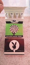 12 Vintage 1960s Playboy Bunny Golf Ball Tees Markers NEW Original Club Tourney