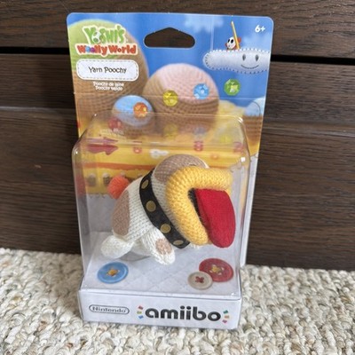 Nintendo Yoshi's Woolly World Yarn Poochy Amiibo - CIB