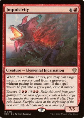 Impulsivity 13 ECC Commander: Lorwyn Eclipsed NM