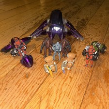 Halo 4 Jada Toys Banshee Ghost Mongoose Vehículo Lote Elite Grunt Spartan Figuras