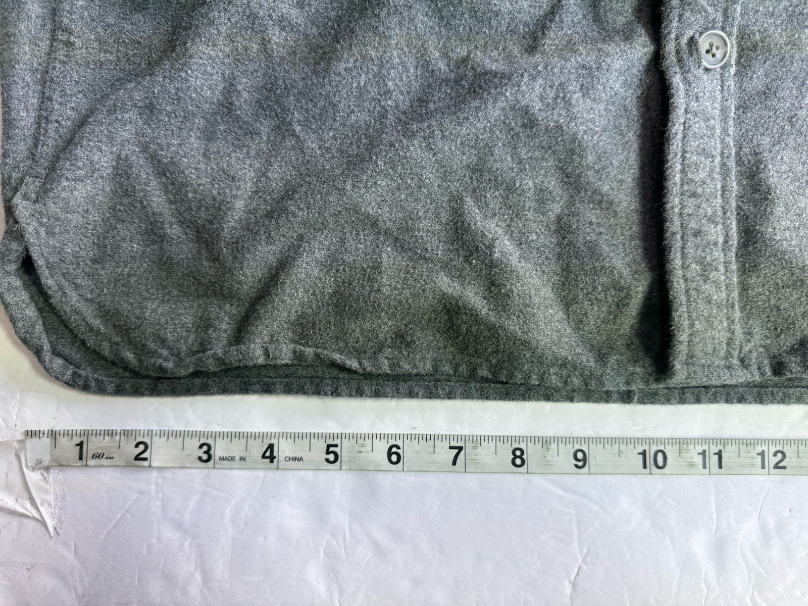 Boston Traders Gray Men's button down Flannel SIZ… - image 6