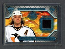 2001 Darius Kasparaitis Private Stock Titanium Game-Used Patch Penguins
