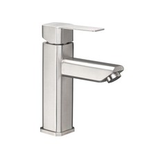 Dura Faucet DF-ML803LQ-SN RV Modern Angular RV Lavatory Faucet - Single Handle