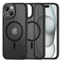 Case Tech-Protect Magmat 2 Magsafe Apple Iphone 15 Matt Schwarz