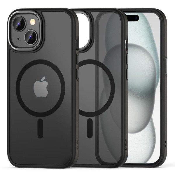 Case Tech-Protect Magmat 2 Magsafe Apple Iphone 15 Matt Schwarz-image