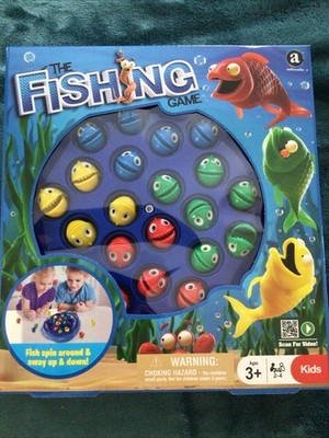 Kids The Fishing Game  Includes Fishing Rods, Fish And Rotating Pond