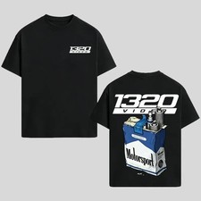 1320 Video Spark Plug Graphic T-Shirt High Performance Racing Car Tee