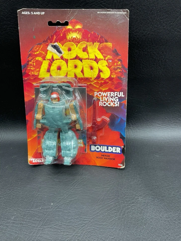 1986 TONKA ROCK LORDS BOULDER FIGURE NEW ON CARD - Image 3 of 4