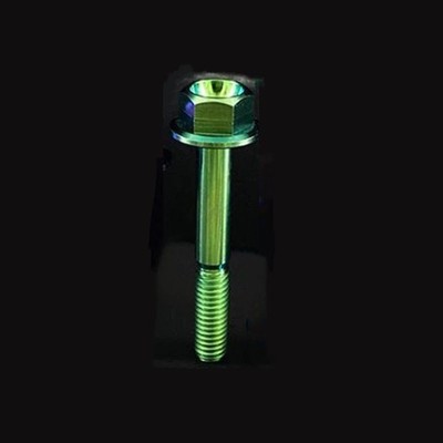 Ti Gr5 Bolts M6x10 15 20 25 30 35-70mm Flange DIN 6921 Hex Head Ti Grade 5 Screw