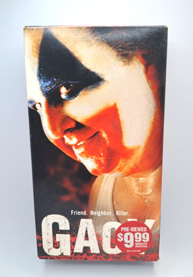 Gacy VHS 2002 Lions Gate Home Video The Serial Killer Clown DEJ Productions Film