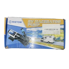 RISTOW RV Macerator Pump 12V, 12GPM RV Waste Water Pump Self-Priming