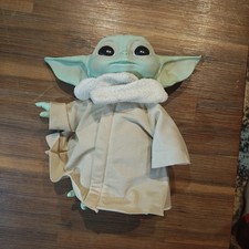 Star Wars The Mandalorian The Child Baby Yoda Grogu Talking Plush Hasbro 9"