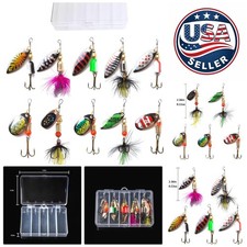 10-Piece Spinnerbait Fishing Lure Set for All Freshwater & Saltwater Fish