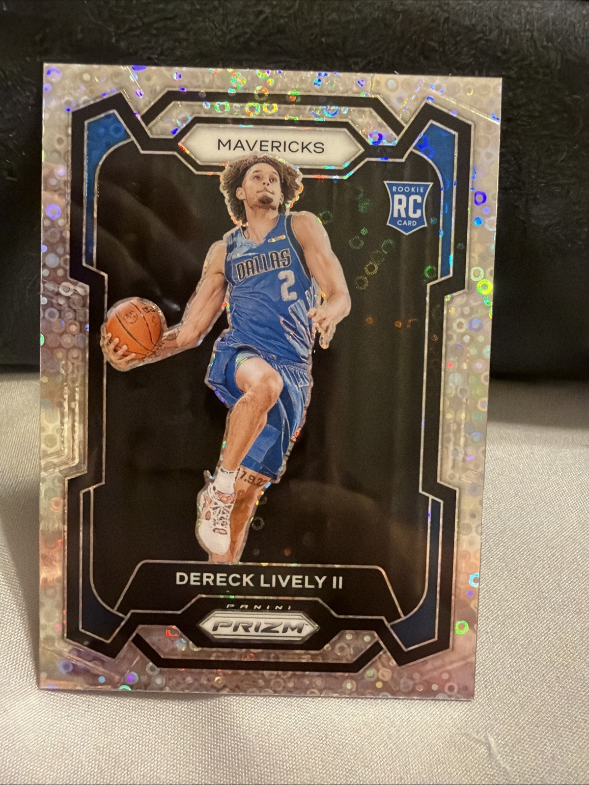 2023-24 Panini Prizm - Dereck Lively #163 Silver Disco Prizm (RC)
