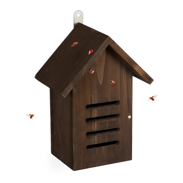 Casa para mariquitas Hotel insectos jardín Casita refugio mariquitas colgante