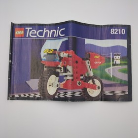 LEGO Technic 8210 Nitro Bike GTX 2-in-1 Motorcycle Trike Set 1995 Box Instruct