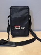 Official Nintendo Original Gameboy Black Vintage Carrying Case Bag w/ Strap