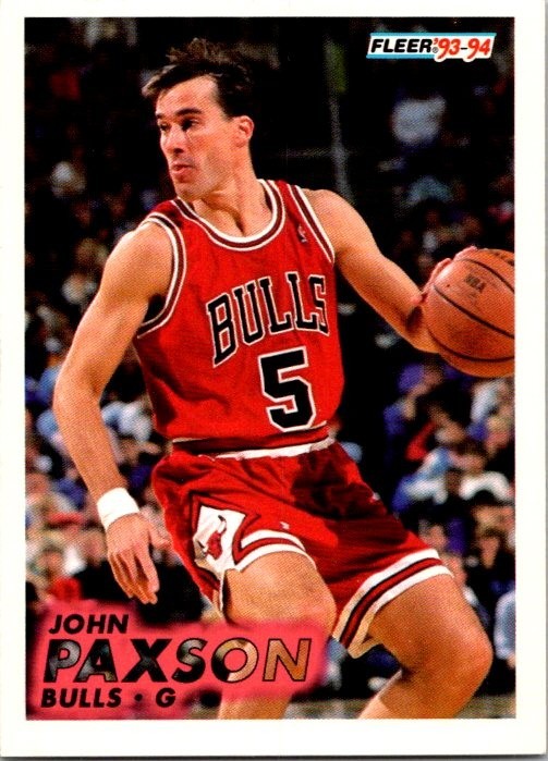 John Paxson - 1993-94 Fleer - # 30 - Bulls