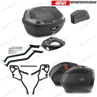 GIVI B47NT Top Case And V35NT Side Cases Kit For Kawasaki Z 650 S 2026
