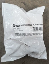 WTFTBLKPC Trex Transcend Adjustable Footblock PC Color WHITE