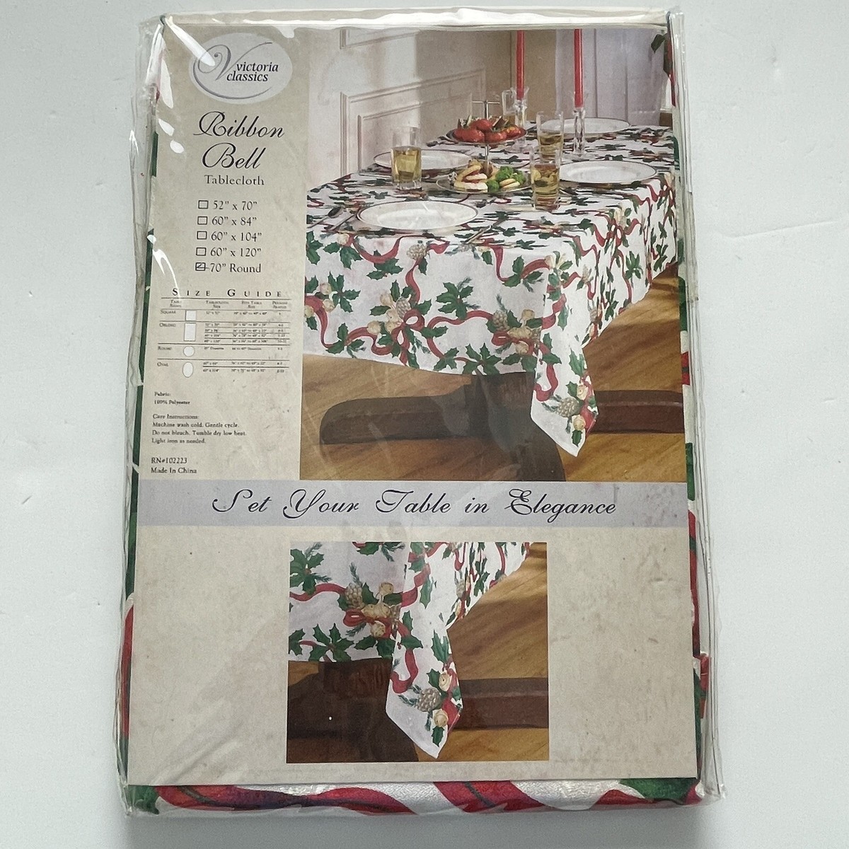 120 Inch Round Christmas Table Cloths Round Christmas Tablecloth