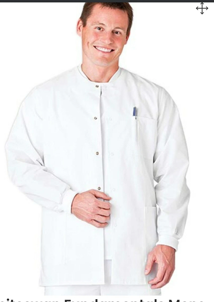 BROWARD COLLEGE ASSOCIATE DEGREE NURSING STUDENT LAB COAT SMALL LONG KNIT SLEEVE