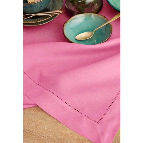 Solino Home 100% Pure Linen Tablecloth Summer Dining Solid Classic Hemstitch New - Picture 88 of 167