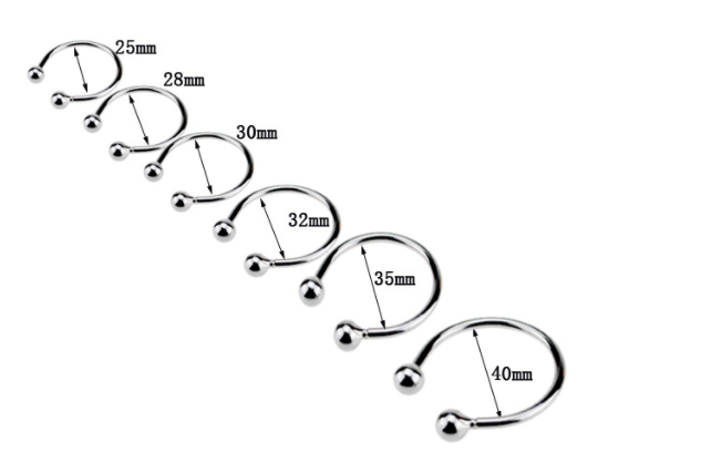 Stainless Steel Penis Ring Cock Rings Delay Ejaculation Erection aid ...
