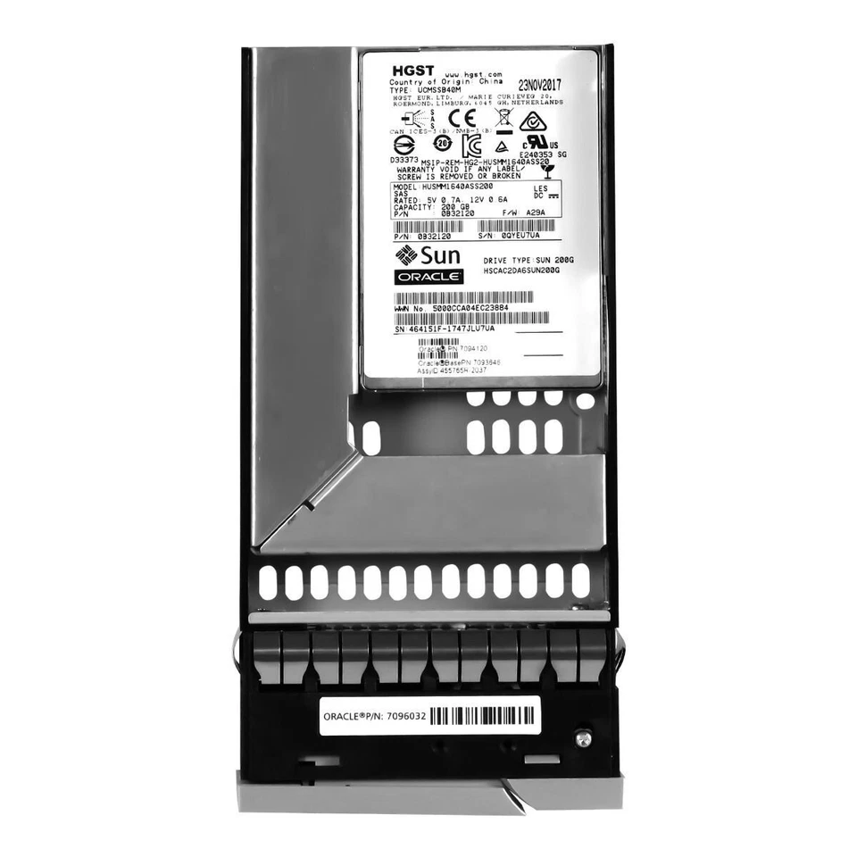 Hard Drive Sun 7094120 7093646 HSCAC2DA6SUN200G 200GB MLC SAS-3 3.5'' Inch - Image 3 of 3