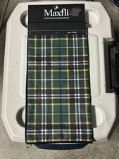 Maxfli Vintage Collection Golf Towel Green Plaid Microfiber 16" x 24" NEW