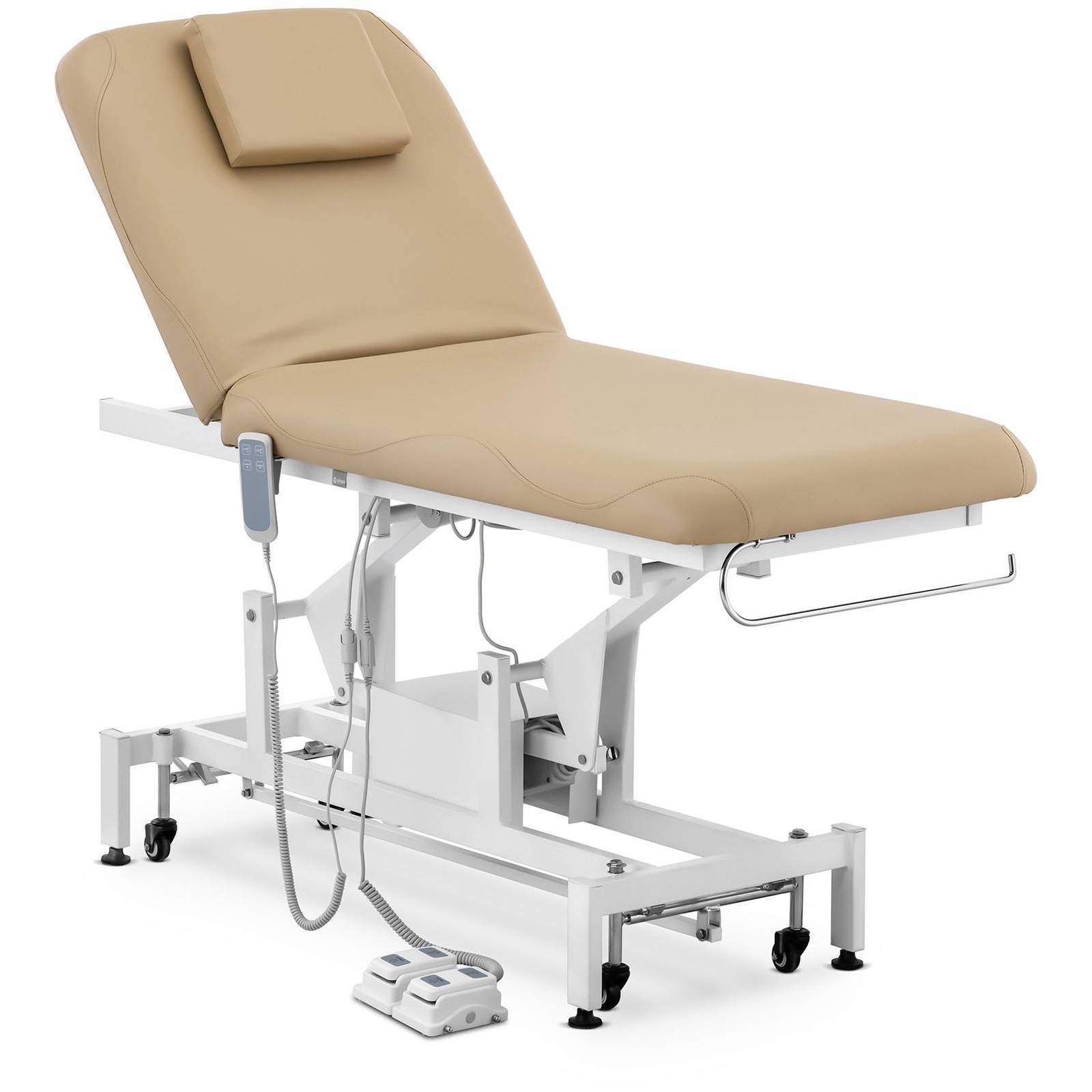 Massageliege elektrisch Massagebank Therapieliege Massagetisch 200 kg Beige