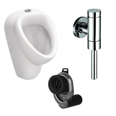 Vitra Base pro Absaugeurinal Urinal Zulauf von oben Hygiene Glasur Druckspüler